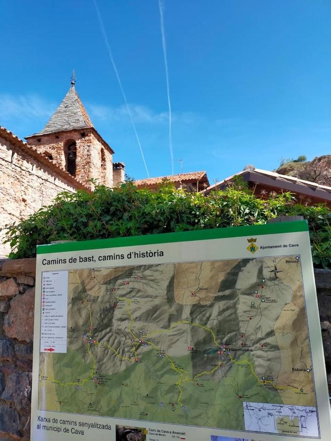 Villa Cal Ferrer Habitatge Rural à Cava Extérieur photo